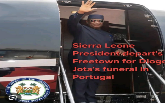 False! President Bio didn’t travel to attend Diogo Jotta’s funeral ceremony in Portugal 1 False! President Bio didn’t travel to attend Diogo Jotta’s funeral ceremony in Portugal